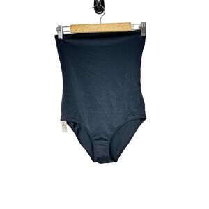 NWT Aerie Womens High Waisted Full Coverage‎ Swimsuit Bottoms Small Black